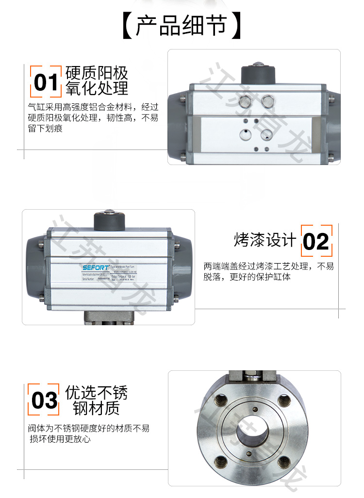 【SEFORT】气动薄型对夹球阀