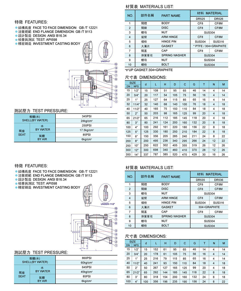 法兰止回阀-PN1.6 PN4.0Mpa-H411-02.jpg