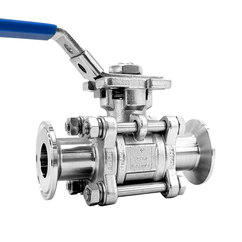 手动三片式快装球阀