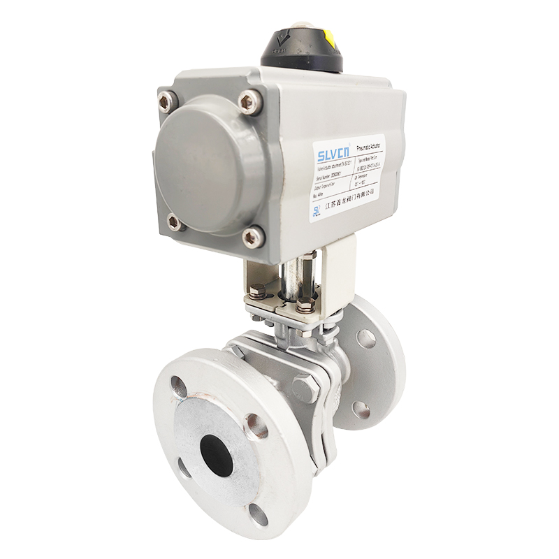【SLVCN】气动高温法兰球阀